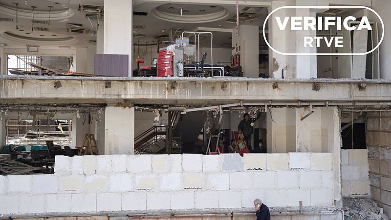 Mapas e im�genes verificadas de la destrucci�n de edificios civiles en Ir�n