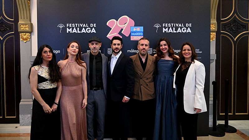 RTVE presenta en Málaga 'Kraken, el libro negro de las horas', protagonizada por Alejo Sauras y Maggie Civantos