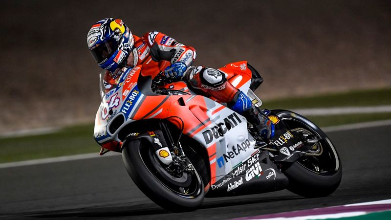 Andrea Dovizioso domina los dos primeros libres del GP de Catar