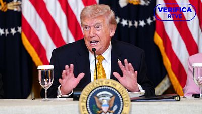 Guerra de Ir�n: Trump se contradice en un mismo discurso sobre la ayuda de otros pa�ses a EE.UU.