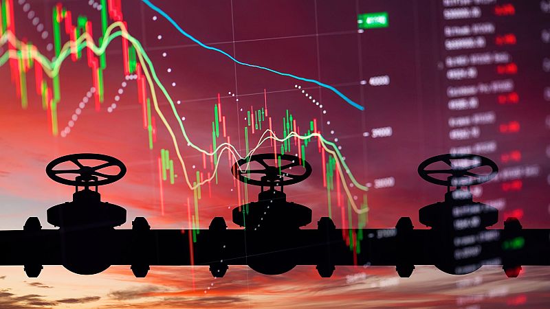 Las bolsas europeas cierran con caídas superiores al 2% y el precio del gas disparado