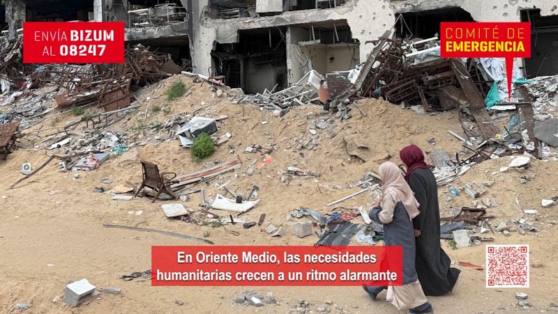 RTVE colabora con el Comité de Emergencia y hace un llamamiento a la solidaridad ante la grave situación en Oriente Medio
