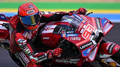 Marc M�rquez logra la victoria en la carrera al sprint de Brasil tras un gran duelo con DiGiannantonio