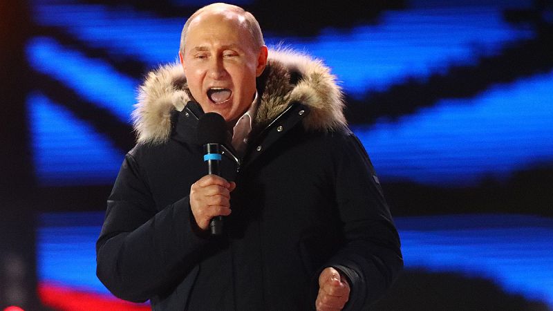 Putin es reelegido para un cuarto mandato con más del 76% de los votos