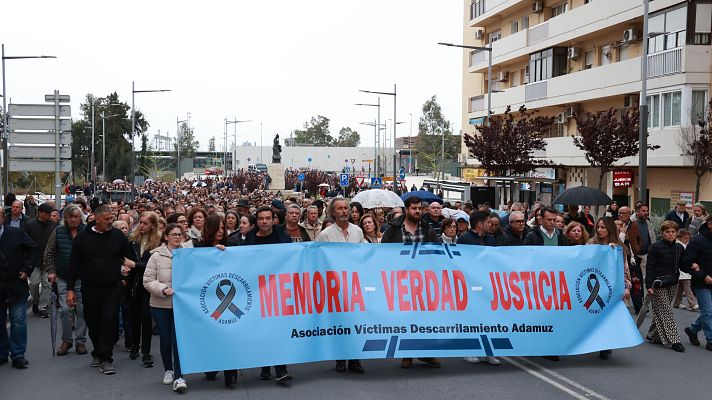 V�ctimas de Adamuz se manifiestan este viernes en Huelva bajo el lema 'Memoria, verdad y justicia'