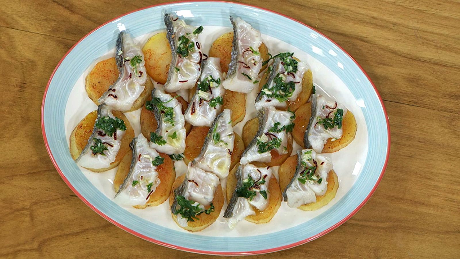 Torres en la cocina - Lubina a la donostiarra