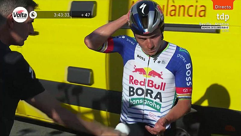 Dorian Godon sofoca el atrevimiento de Evenepoel y Vingegaard en la tercera etapa de la Volta
