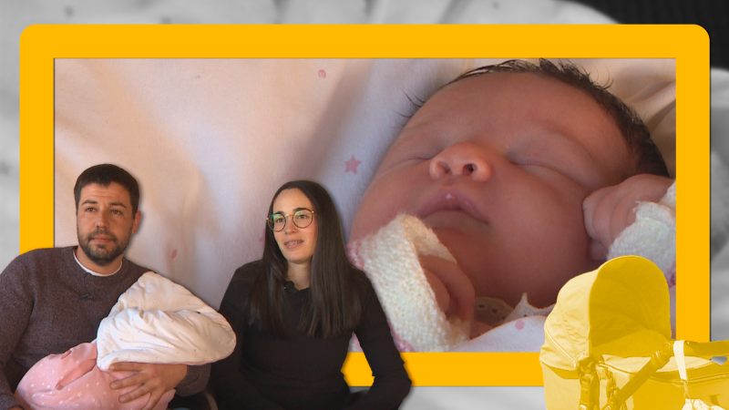 Lidia, primera beb� en 30 a�os en un pueblo de Las Villuercas con 40 habitantes