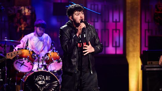 Aar�n Romero, l�der de Linaje e hijo de Kutxi Romero, vocalista de los Marea, en La Revuelta 24/03/26