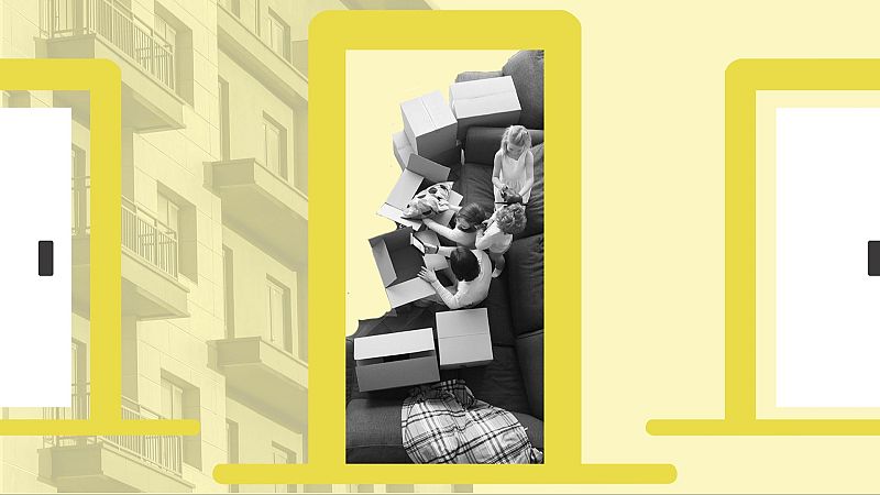 Familias sin vivienda, solteros en caravana y otras mudanzas forzosas: "Trabajo y no puedo pagar lo que pide el mercado"