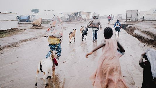 Campamento de refugiados del Congo en Busuma, en el norte de Burundi.
