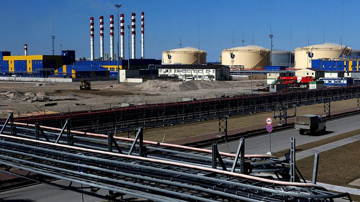 Vista general de la terminal de Ust-Luga, a 110 kil�metros de San Petersburgo, en 2014