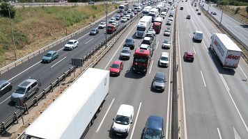 AP-7 al seu pas per Bellaterra