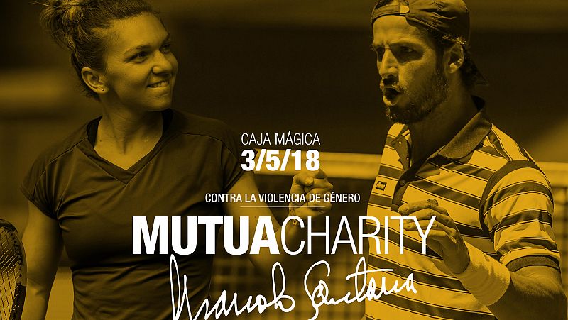El "Mutua Charity Manolo Santana", preludio al Madrid Open contra la violencia de gnero