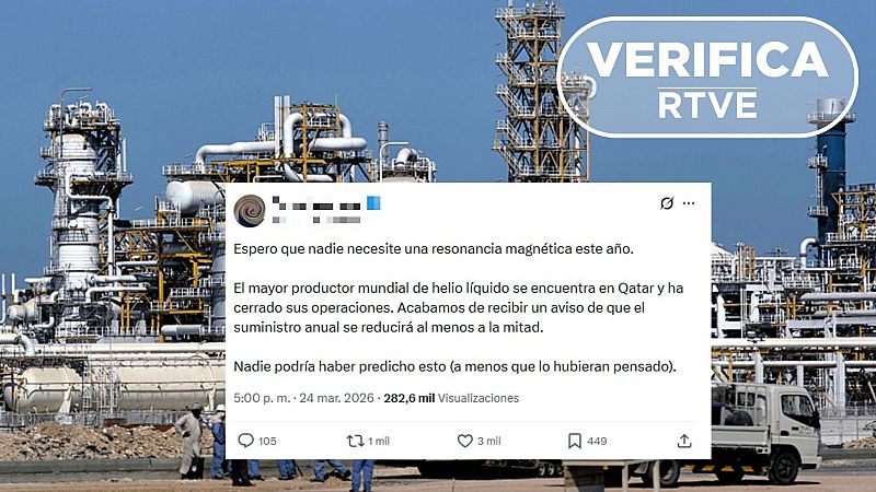 ¿La escasez de helio por la guerra en Irán podría poner en peligro las resonancias magnéticas? Te lo explicamos