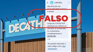 SMS suplantando la identidad de Decathlon