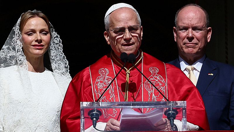 León XIV inicia su gira europea en Mónaco en la primera visita de un papa al Principado