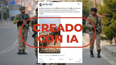 No son soldados israel�es "capturados por Ir�n", es un v�deo generado con IA