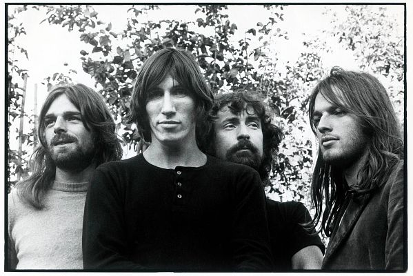 La formaci�n cl�sica de Pink Floyd