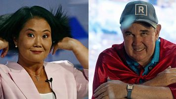 Keiko Fujimori y L�pez Aliaga se enfrentan en un esperado debate presidencial de Per�
