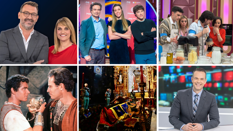 La 1 lidera la Semana Santa con sus mejores datos en 15 años