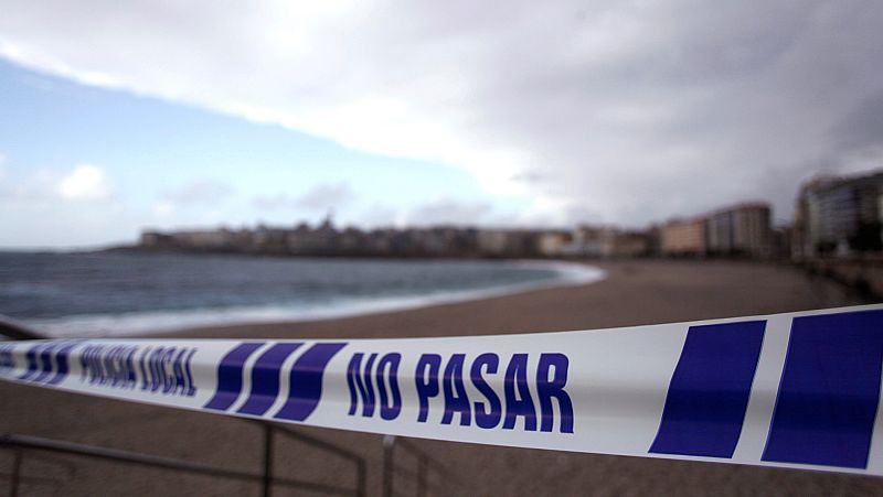 La borrasca Hugo trae lluvia, viento y fuerte oleaje en el inicio de la Semana Santa