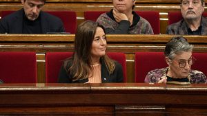 La consellera Esther Niub�, al ple