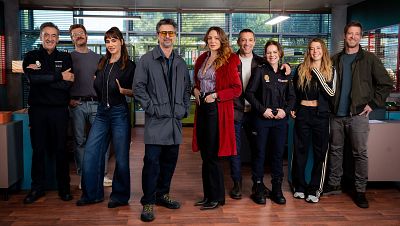 RTVE rueda la nueva serie polic�aca 'Rojo sobre blanco', con Hugo Silva y Mar�a Herv�s