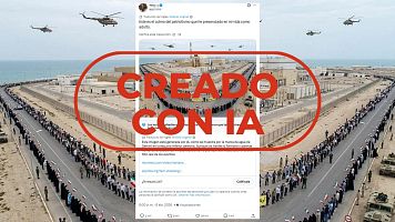 No es una cadena humana defendiendo una central nuclear iran�, es IA