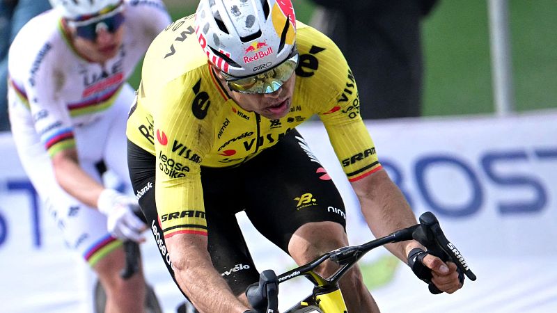 Van Aert en la Par�s Roubaix 2026