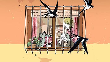 Detalle de la portada de 'Piluca' (Yermo editorial)