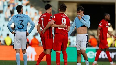 El Celta de Vigo se despide de la UEFA Europa League tras caer ante un contundente Friburgo en Bala�dos