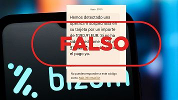 Bizum no env�a este SMS sobre actividad sospechosa en tu tarjeta, es un fraude