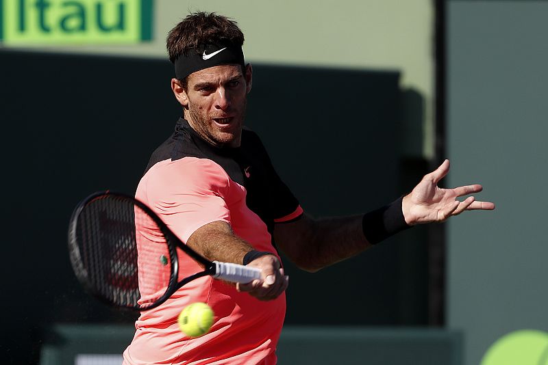 Del Potro sigue arrasando y Dimitrov se despide en tercera ronda en Miami