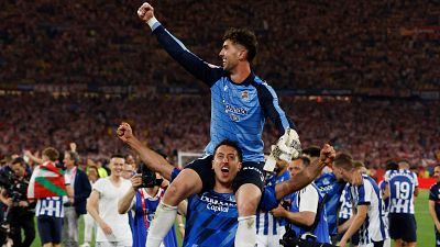 Oyarzabal, Marrero y los gui�os a la historia de la victoria de la Real Sociedad en la Copa