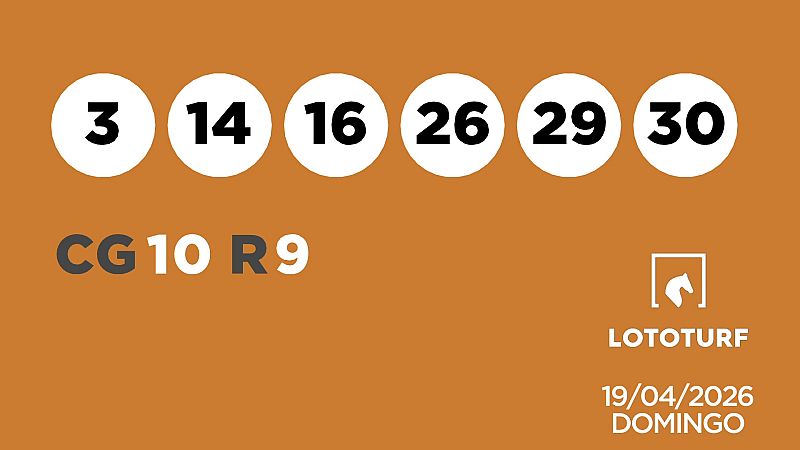 Sorteo de Lototurf y Quíntuple Plus del domingo 19 de abril