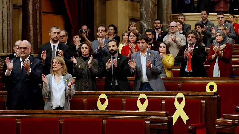 El independentismo pide garantizar el derecho de Puigdemont a ser investido pero ERC dice que no hay candidato