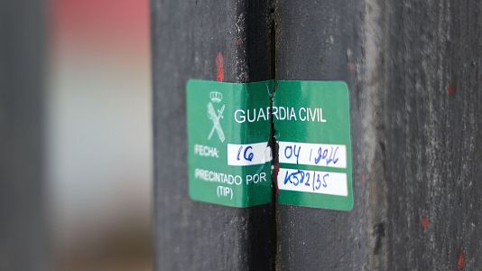 Precinto policial en el chal� de Traspinedo.