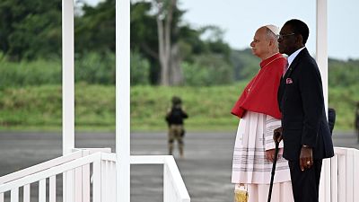 El papa Le�n XIV ha llegado este martes a Guinea Ecuatorial, la cuarta y �ltima etapa de su viaje a �frica