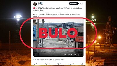 No son im�genes del terremoto del 20 de abril en Jap�n, es un v�deo de 2011