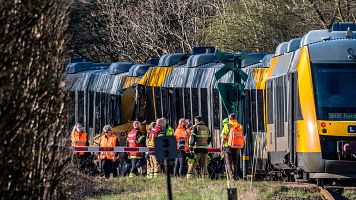 Chocan dos trenes en Dinamarca