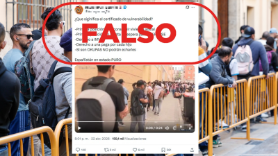 El certificado de vulnerabilidad no otorga ventajas sociales como prioridad en vivienda, sanidad o ayudas econ�micas, es falso