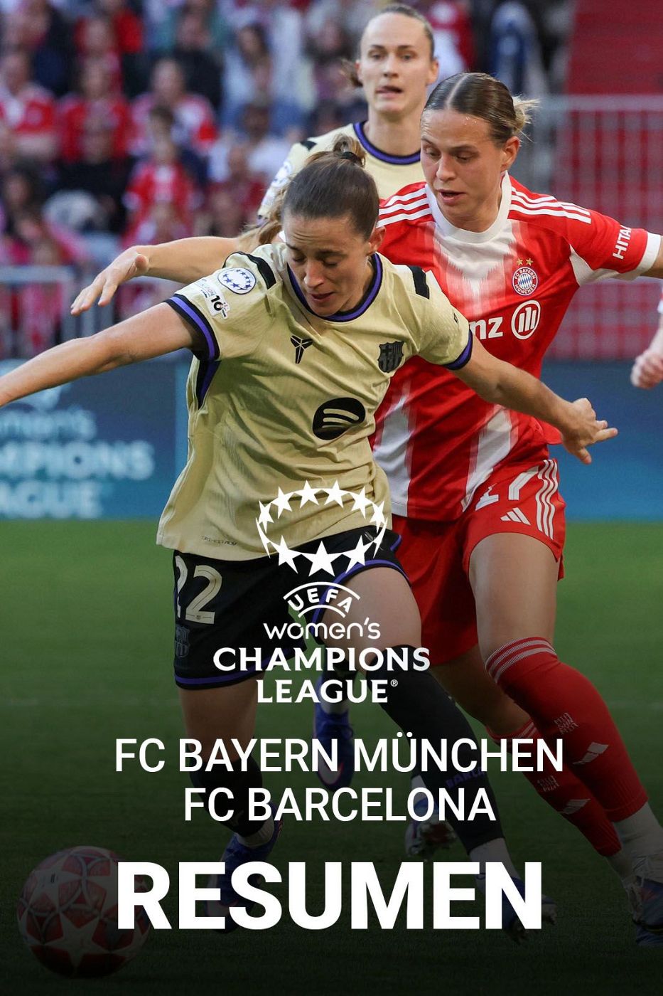 Bayern - FC Barcelona: resumen del partido de ida de semifinales de la Champions femenina - Fútbol | Ver