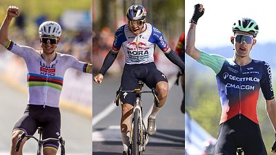 Paul Seixas desaf�a por primera vez a Pogacar (con permiso de Evenepoel) en la Lieja-Basto�a-Lieja