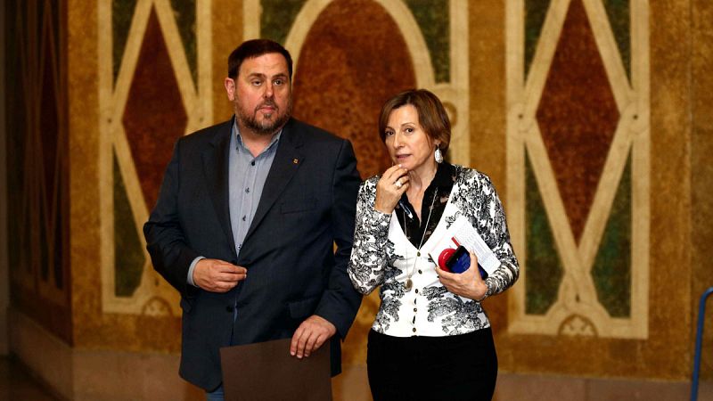 Junqueras y Forcadell responden al juez Llarena: no hubo violencia en el 'procés'