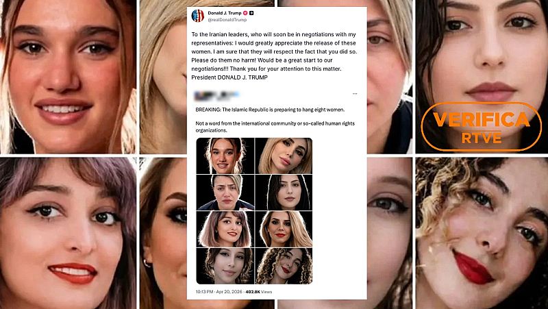 ¿Qué sabemos de las ocho mujeres iraníes cuya salvación se atribuye Donald Trump?