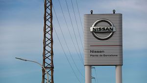 Una de les entrades de la planta de la Zona Franca de Barcelona el 2021