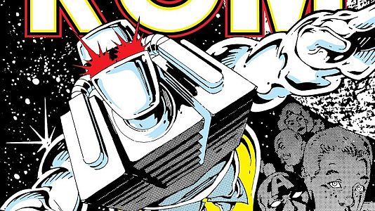 Detalle de la portada de 'Marvel Omnibus: Rom. La etapa Marvel original' (Panini/SD Distribuciones)