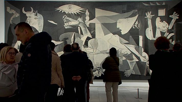 El 'Guernica' de Picasso en el Museo Reina Sof�a de Madrid