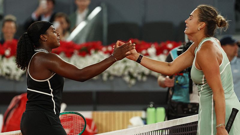 Sabalenka se despide del Madrid Open ante la valent�a de la estadounidense Baptiste